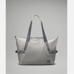 NEW Lululemon All Day Essentials Tote Bag 26L Asphalt Grey With Silver Drop